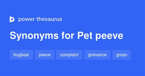 pet peeve synonym.